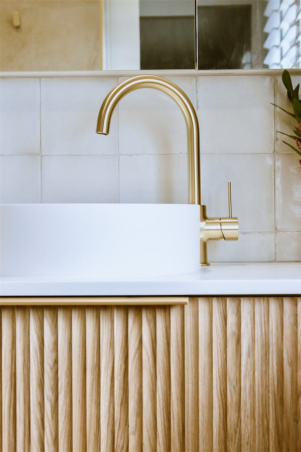 MECCA KITCHEN MIXER BRUSHED GOLD (NR221907BG)