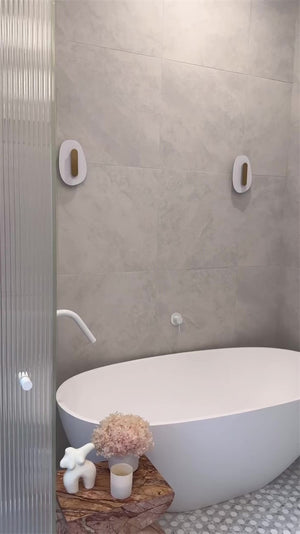 MECCA SHOWER MIXER 80MM PLATE MATTE WHITE (NR221911MW)