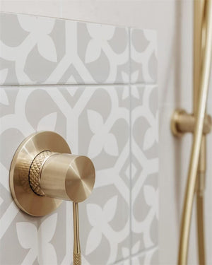 OPAL SHOWER MIXER 80MM PLATE BRUSHED GOLD (NR251909BG)