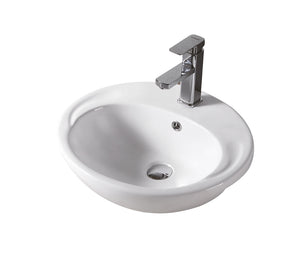 WB 5043 COMO Semi Recess Basin 500x430x180MM