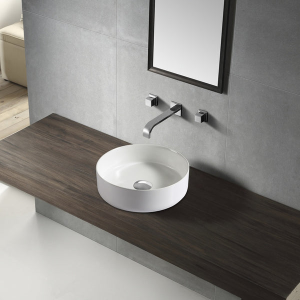 WB3535MK JAMIE Above Counter Basin in Matte Black Finish 355*355*120MM