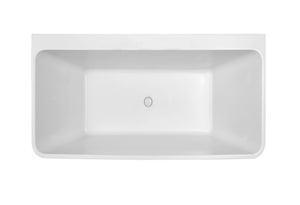 BT 058S STELLA 1500mm Free Standing Back to Wall Bath 1500x710x560mm