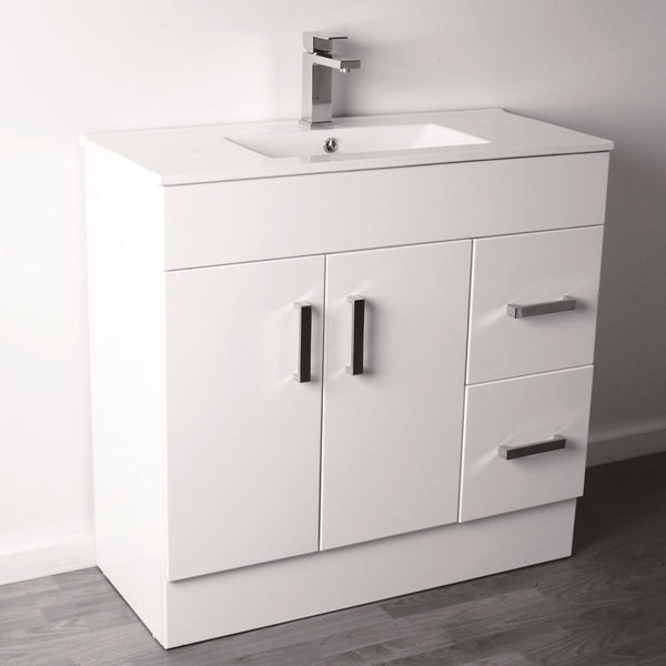 ECT Vanities FINO 900 Vanity with Ceramic Top