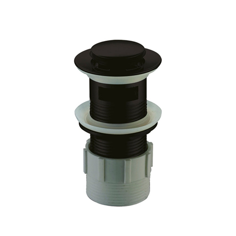 WBplug 32mmBK MATTE BLACK POP UP WASTE WITHOUT OVERFLOW