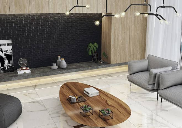 GNS Tile 612LMNCGH 60601 LUMINA CALACATTA GOLD SATIN 600X1200MM