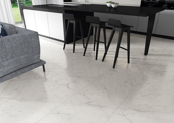 GNS Tile 612LMNCRH 60599 LUMINA CARRARA SATIN 600X1200MM