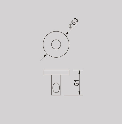BND69038 TIARA Single Hook in Brushed Nickel