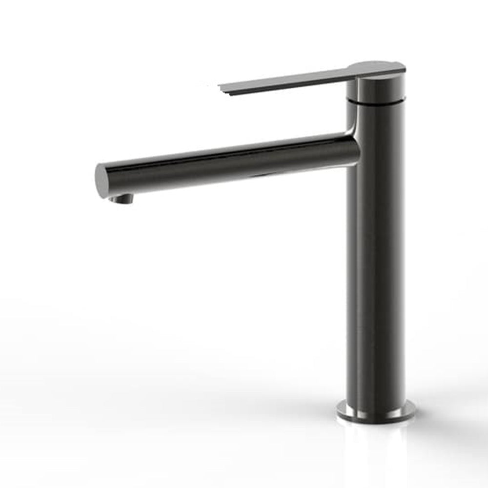 WT 2333GM ROMEO Tower Basin Mixer in Gun Metal
