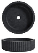 WB4011BK PIAZA Above Counter Basin in Matte Black