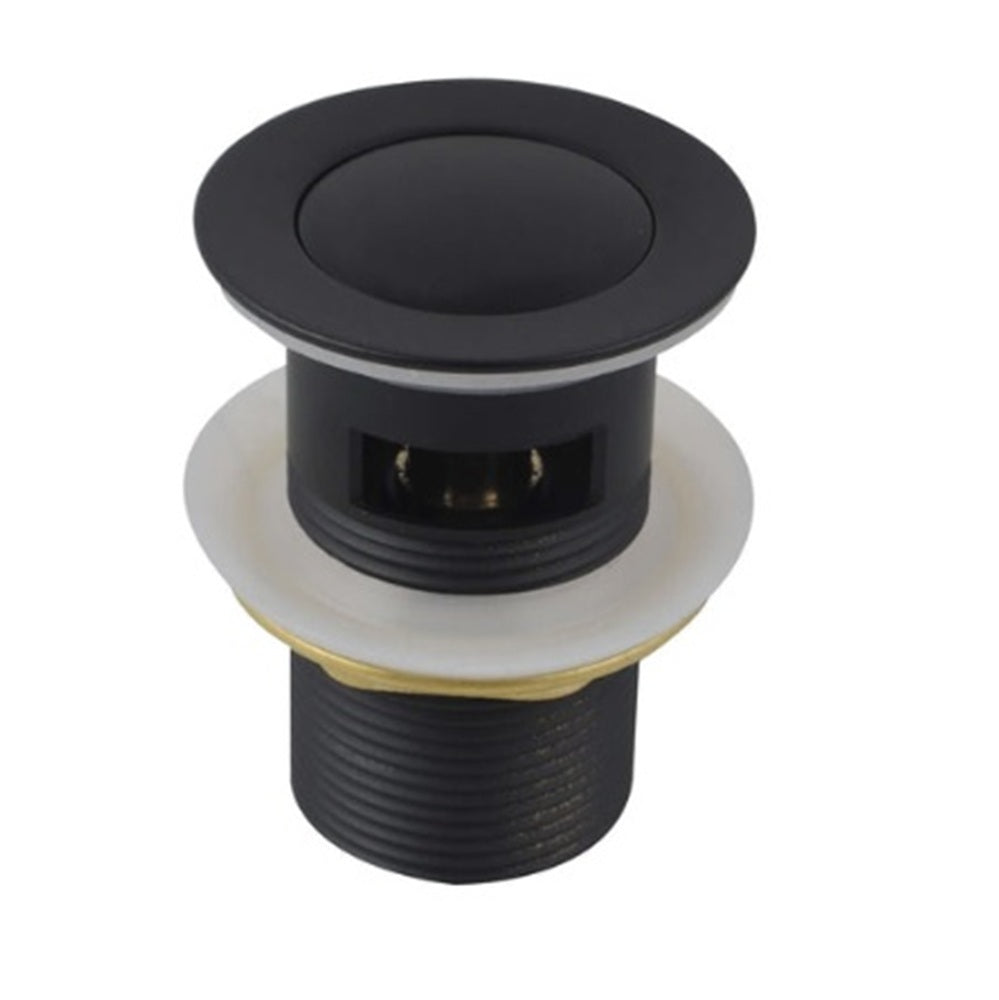 WBPLUG 32/OBK 32MM MATTE BLACK POP UP WASTE WITH OVERFLOW