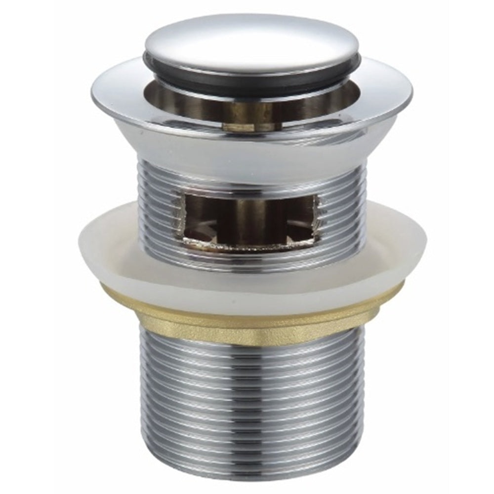 WBplug 40/O 40MM CHROME POP UP WASTE WITH OVERFLOW