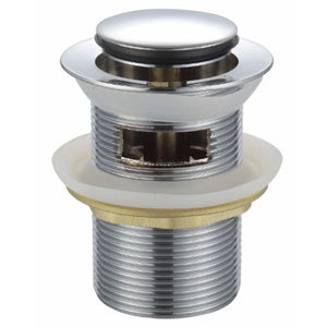 WBplug 40/O 40MM CHROME POP UP WASTE WITH OVERFLOW
