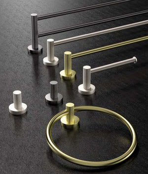 BND69038 TIARA Single Hook in Brushed Nickel
