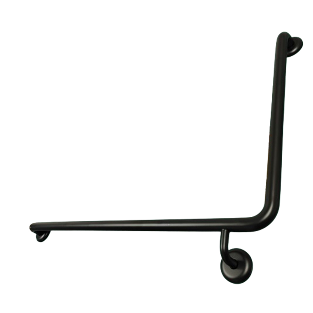 TP GRAB956L MK MOBI CARE 950 x 600 LH Grab Rail in Matte Black