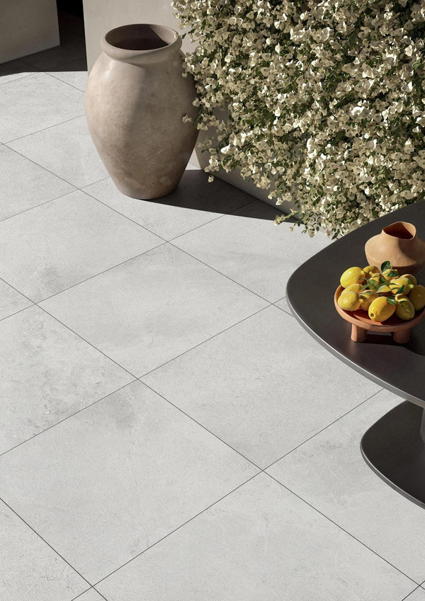 GNS Tile 6CHIWH2CX CH6001-20 CHISWICK WHITE EXTERNAL 600X600X20