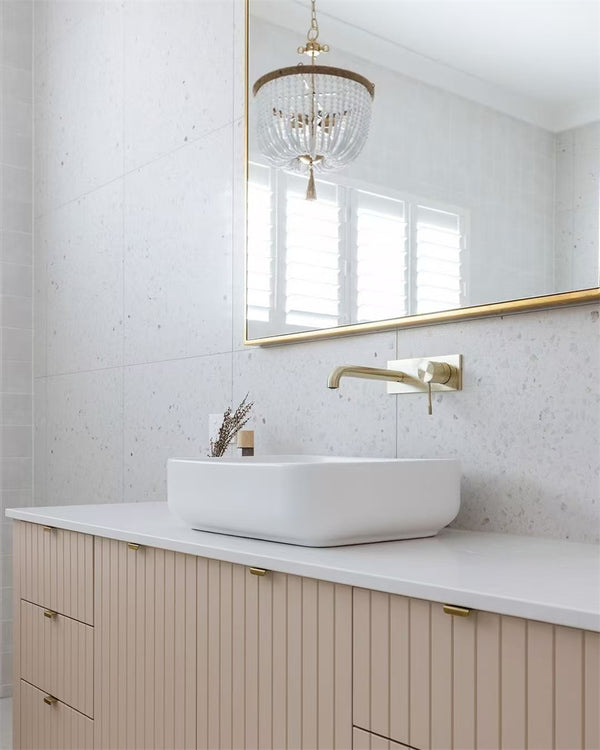 OPAL WALL BASIN/BATH MIXER 120/160/185/230/260MM BRUSHED GOLD