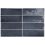 Coco Blue Night Gloss Subway Tile 50X150mm Made in Spain