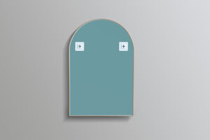 KDK- KAR6090F-BG OLIVIA ARCH YELLOW GOLD FRAME MIRROR 600*900MM