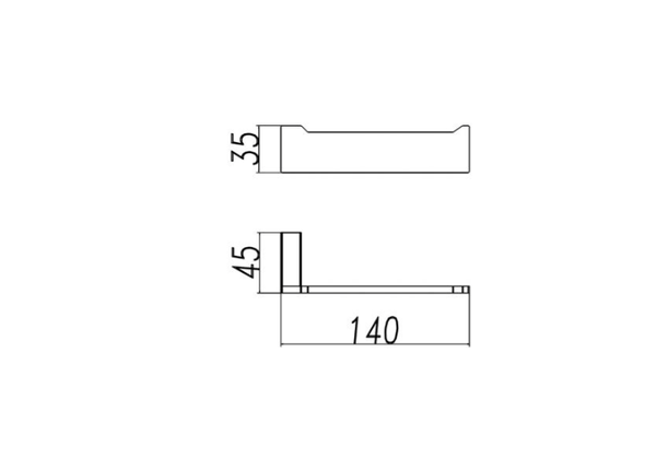 TSI Bathroom Accessories CH7008.TR IVANO SERIES CHROME TOILET PAPER HOLDER