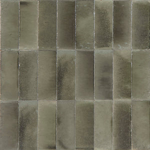 720GLECHG GLEEZE GRIGIO CHARCOAL GLOSS 75X200MM Made in Italy
