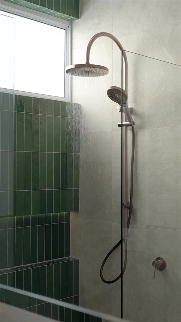 OPAL SHOWER MIXER 80MM PLATE BRUSHED BRONZE (NR251909BZ)