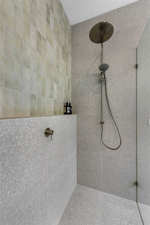 MECCA SHOWER MIXER 80MM PLATE GUN METAL (NR221911GM)