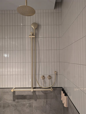 MECCA CARE SHOWER MIXER BRUSHED GOLD (NR221911XBG)