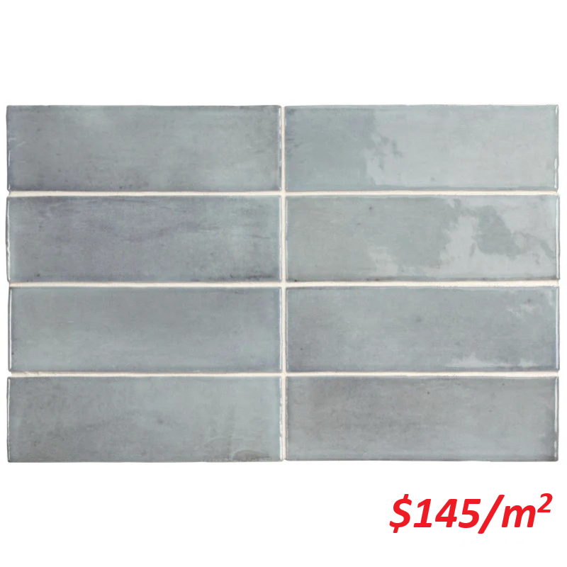 EQU0081 COCO BLUE GRASS GLOSS 50X150MM Made in Spain