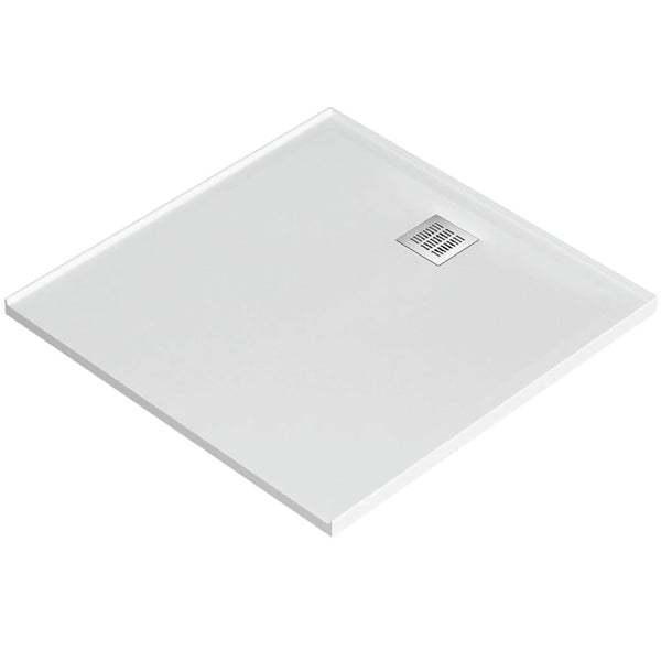 Oceano Showers Stonelite™ Profile PD900R 900X900MM Rear Outlet, 3 Tile Flange