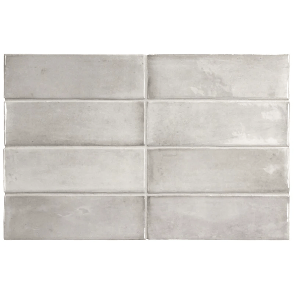 Victiles Tile EQU0079 COCO AMBER GREY GLOSS 50X150MM Made in Spain