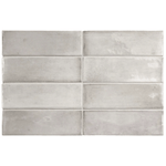 Coco Amber Grey Gloss Subway Tile 50X150mm Made in Spain