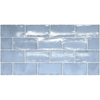 THEO DI Tile Altea Ash Blue 75x150mm Spanish wall tiles