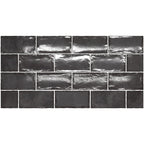 THEO DI Tile Altea Black 75x150mm Spanish wall tiles