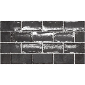 Altea Black 75x150mm Spanish wall tiles