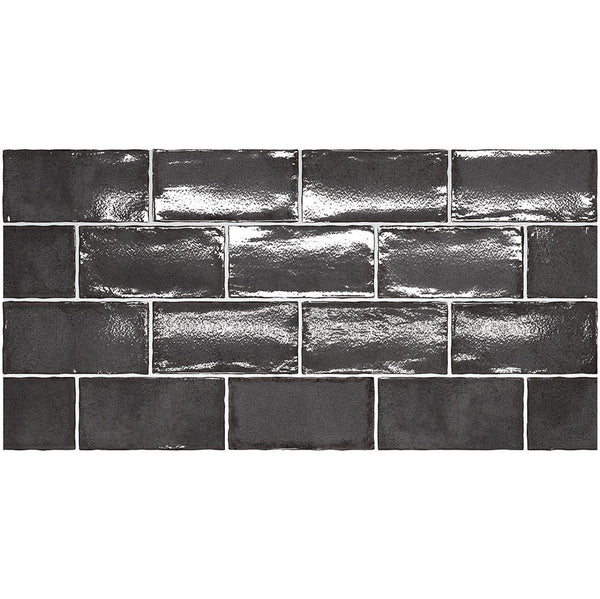 Altea Black 75x150mm Spanish wall tiles