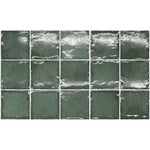 Altea Pine Green  100x100mm Spanish wall tiles