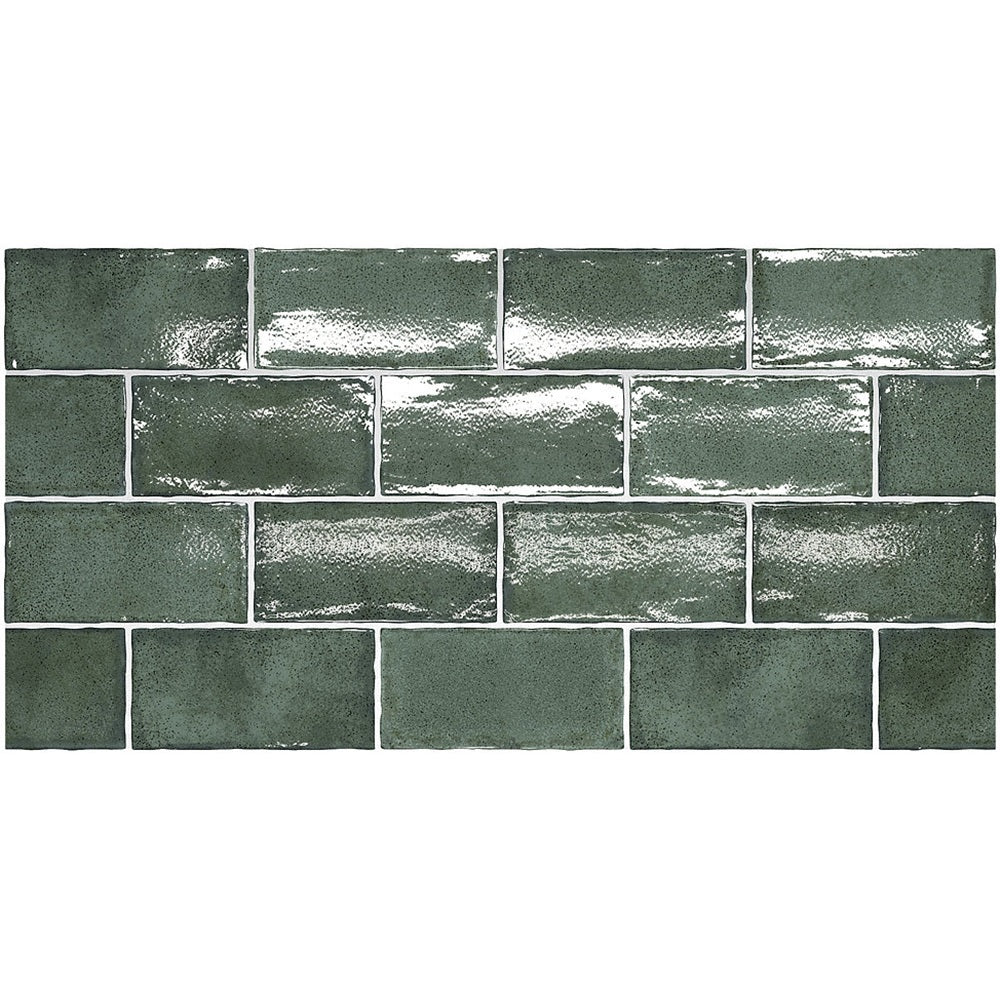 Altea Pine Green  75x150mm Spanish wall tiles