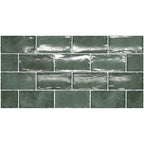 THEO DI Tile Altea Pine Green  75x150mm Spanish wall tiles