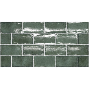 Altea Pine Green  75x150mm Spanish wall tiles