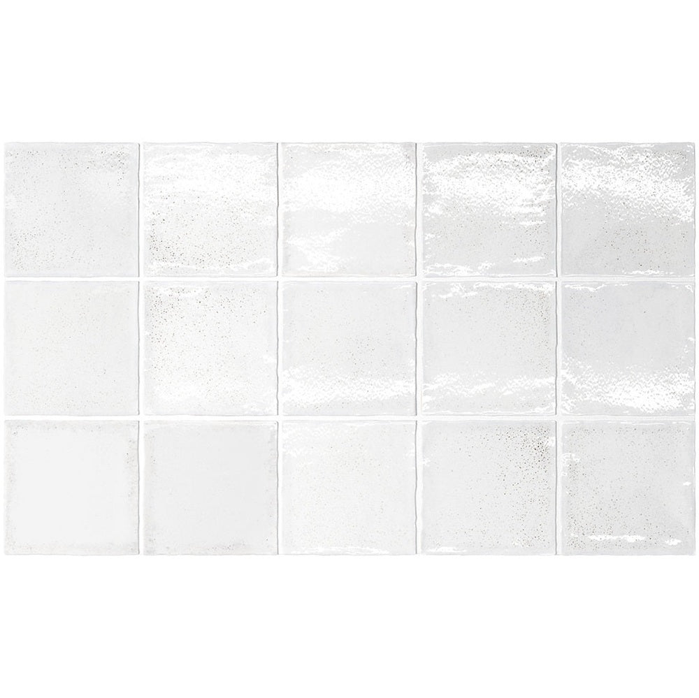 Altea White 100x100mm Spanish wall tiles