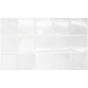 Altea White 100x100mm Spanish wall tiles