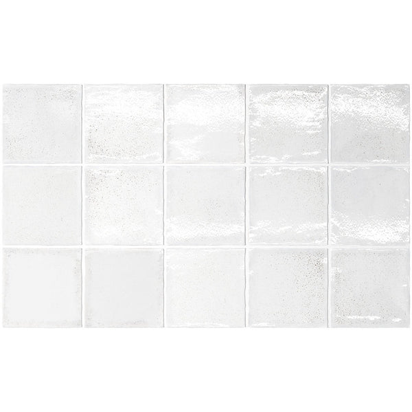 Altea White 100x100mm Spanish wall tiles