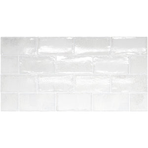 Altea White 75x150mm Spanish wall tiles