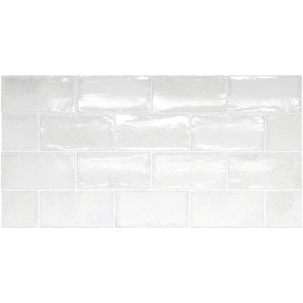 Altea White 75x150mm Spanish wall tiles