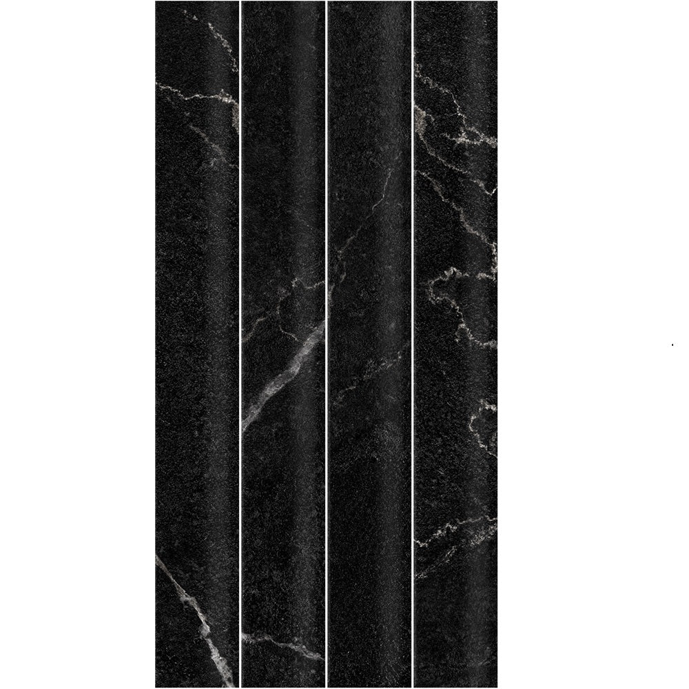 AMIBKS13 AMI50303 AMICI BLACK CONCAVE SUBWAY SATIN 50X300