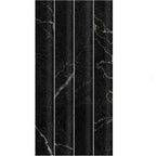 GNS Tile AMIBKS13 AMI50303 AMICI BLACK CONCAVE SUBWAY SATIN 50X300