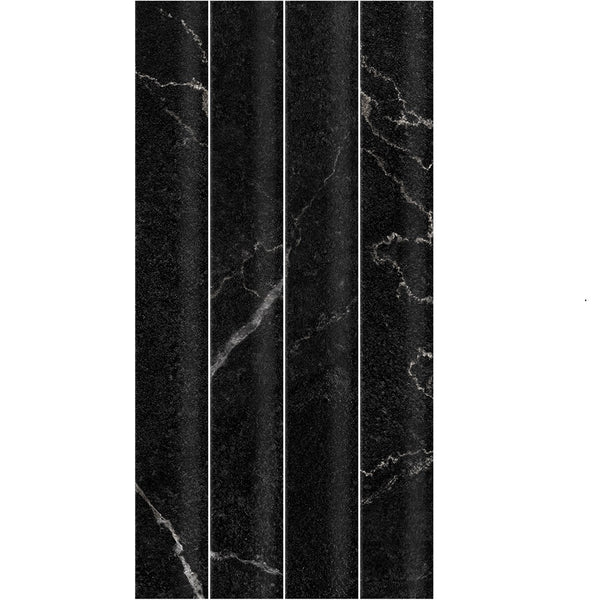 AMIBKS13 AMI50303 AMICI BLACK CONCAVE SUBWAY SATIN 50X300