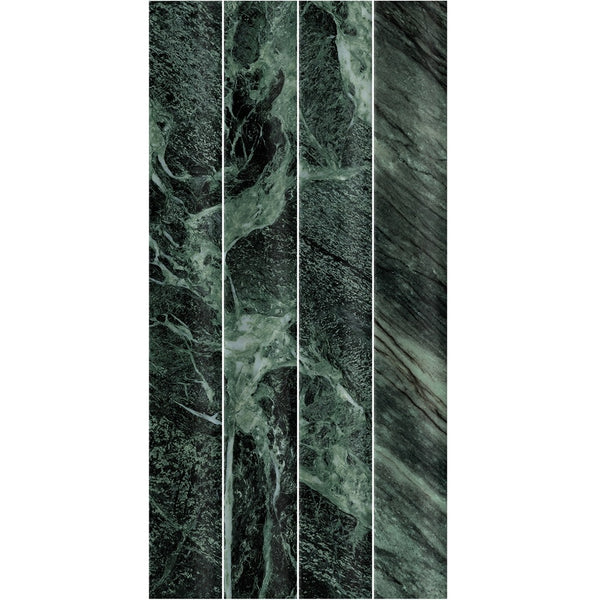 AMIGNS13 AMI50302 AMICI GREEN CONCAVE SUBWAY SATIN 50X300