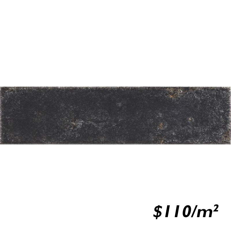 ARG0011 VIBRANT BLACK GLOSS SUBWAY 70X280MM