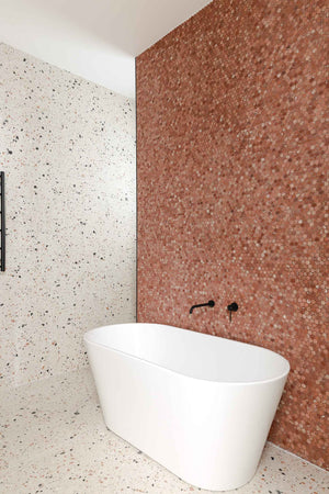 GNS Tile ART010 ARTEMIS ROJO ALICANTE PENNY ROUND HONED 23X23 (300X300mm per sheet)